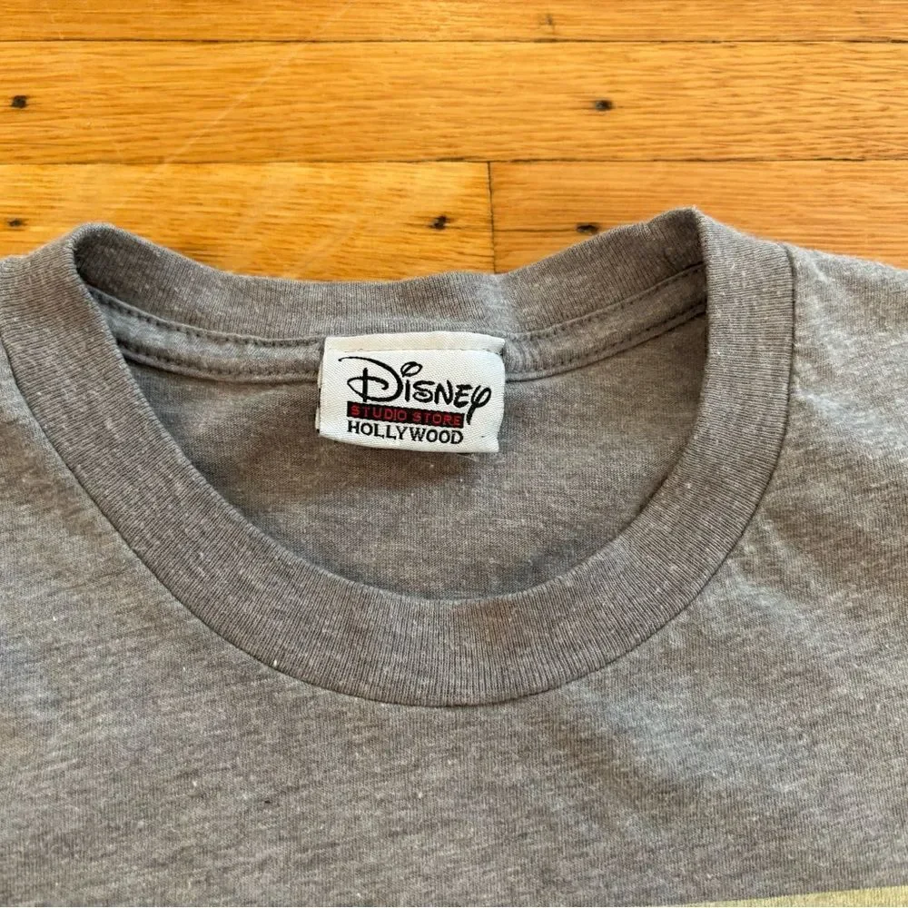 Disney Hollywood Studios Store Mickey Mouse grey short sleeve tee shirt